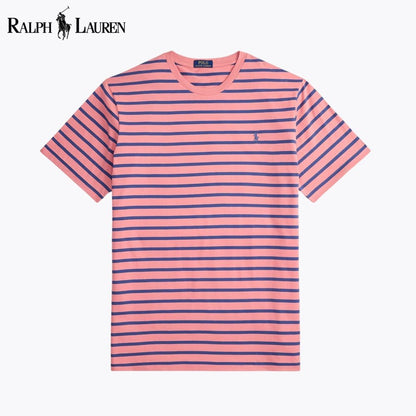 RL Striped Jersey Crewneck T-Shirt - Vallum