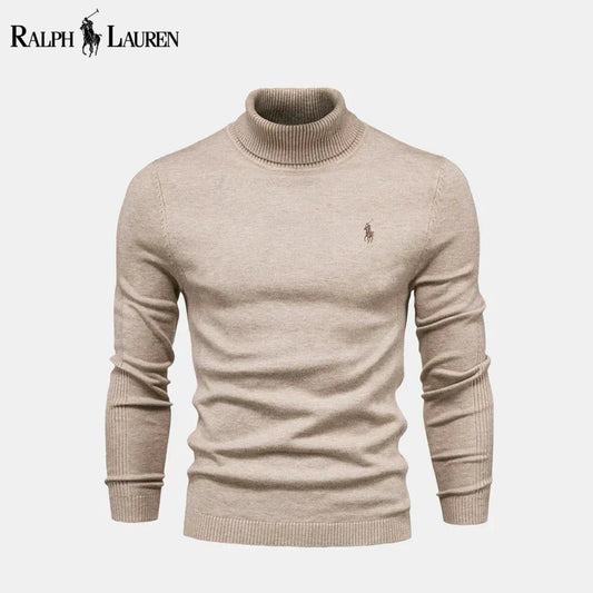 RL Turtleneck Cable - Knit Wool Knit Sweater - Vallum