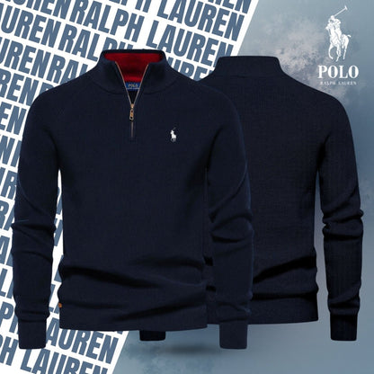 RL Zipped Collar Sweater + Free Gift - Vallum