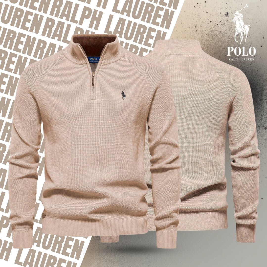 RL Zipped Collar Sweater + Free Gift - Vallum