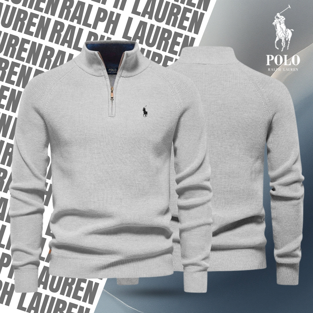 RL Zipped Collar Sweater + Free Gift - Vallum