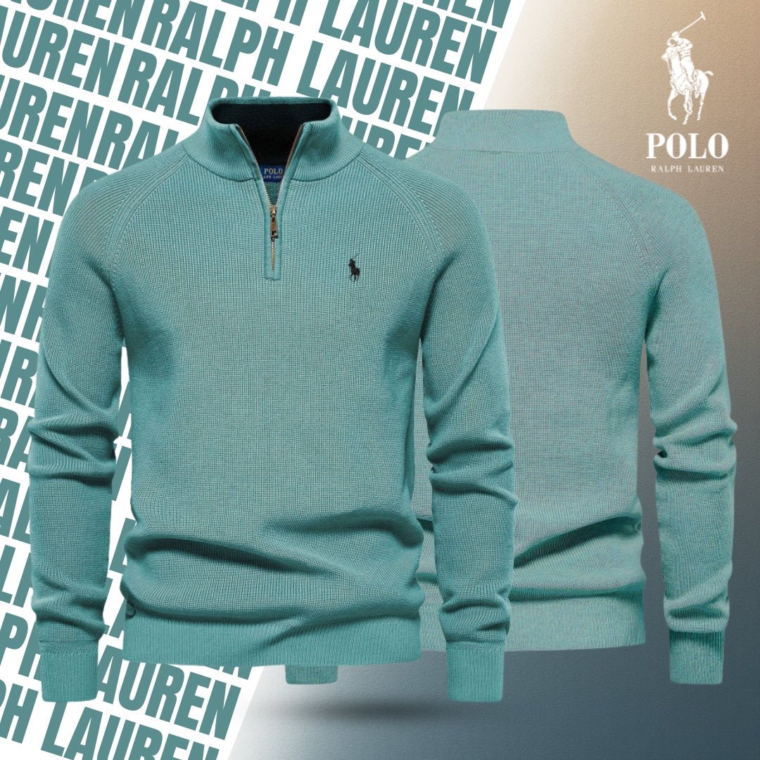 RL Zipped Collar Sweater + Free Gift - Vallum