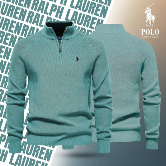 RL Zipped Collar Sweater + Free Gift - Vallum