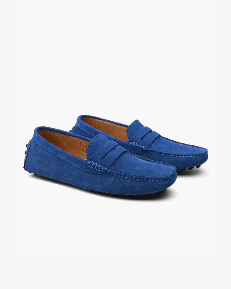 Suede Driver Loafers - Vallum