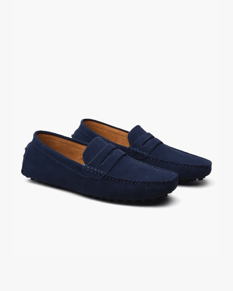 Suede Driver Loafers - Vallum