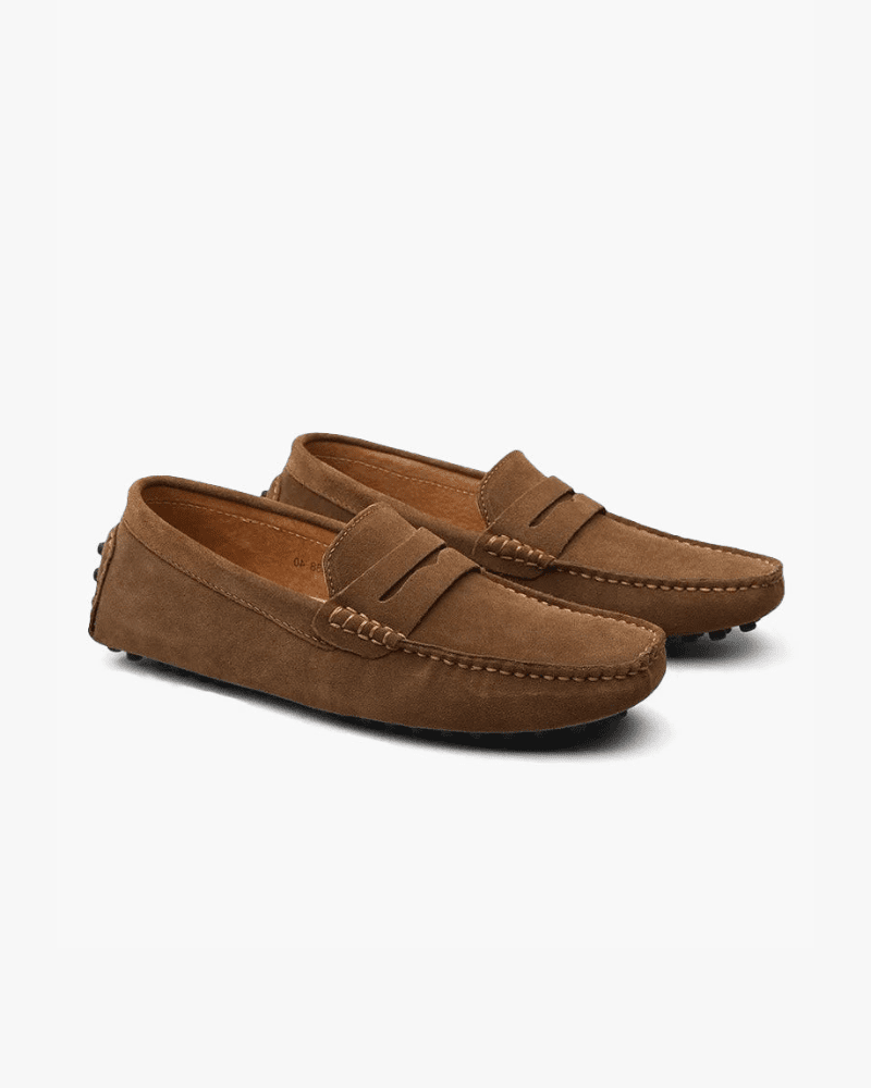 Suede Driver Loafers - Vallum