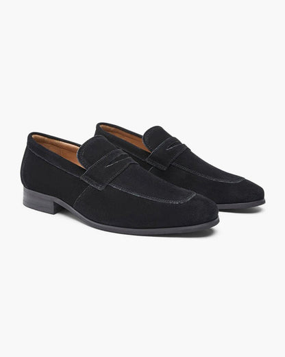 Suede Penny Loafers - Vallum
