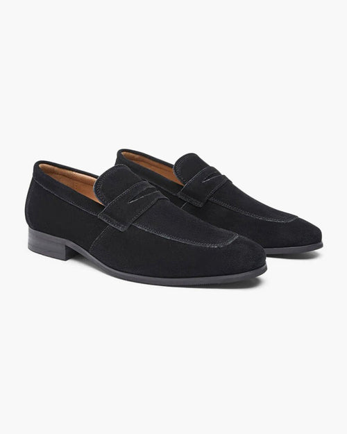 Suede Penny Loafers - Vallum