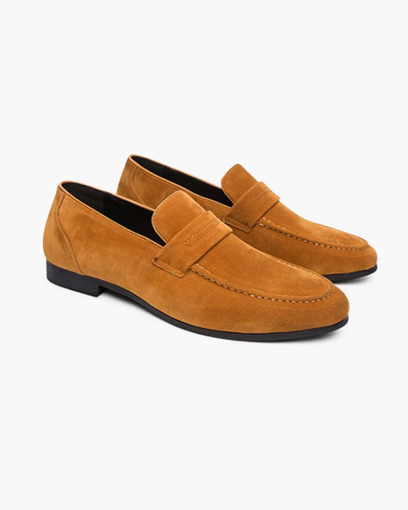 Suede Penny Loafers - Vallum