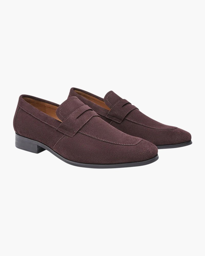 Suede Penny Loafers - Vallum