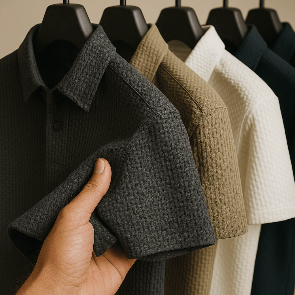 Ultra Fresh Silk Ice Polo Shirt (2 - Pack + Free Watch) - Vallum